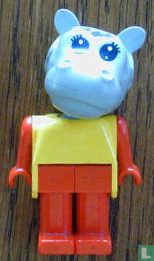 Lego fab6e Fabuland Figure Hippo 1