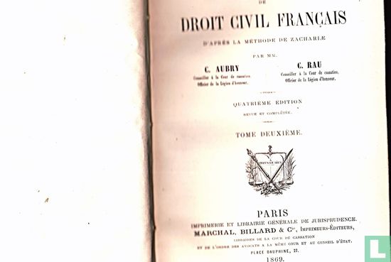 Droit Civil Français, tome sixième - Image 3
