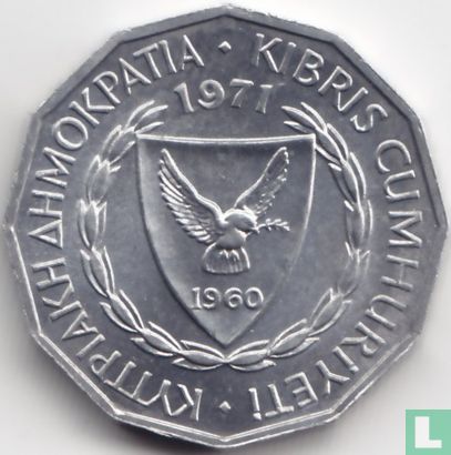 Cyprus 1 mil 1971 - Image 1