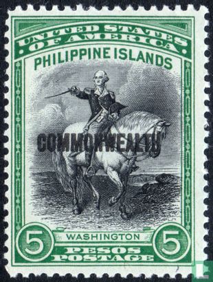 Philippine history, with overprint