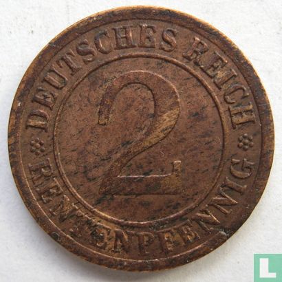 Deutesches Reich 2 Rentenpfennig 1923 (A) - Bild 2