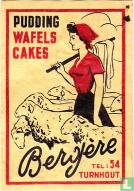 Pudding wafels cakes Bergère