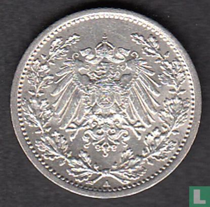 German Empire ½ mark 1908 (A) - Image 2