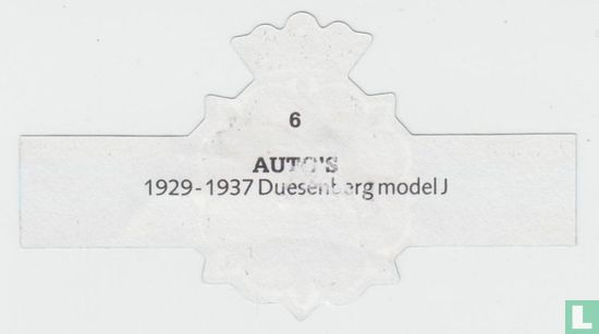 1929 - 1937 Duesenberg model J   - Afbeelding 2