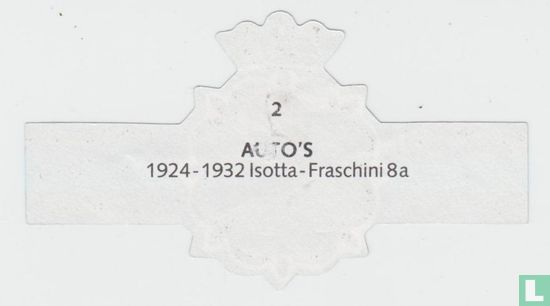 1924 - 1932 Isotta - Frachini 8a  - Afbeelding 2