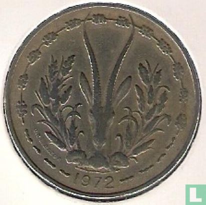États d'Afrique de l'Ouest 25 francs 1972 - Image 1