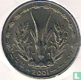 États d'Afrique de l'Ouest 5 francs 2001 - Image 1