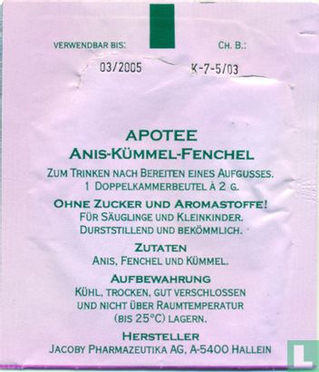 Anis-Kümmel-Fenchel - Afbeelding 2
