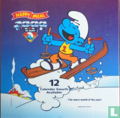 12 Calender Smurfs Available