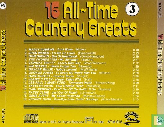 16 All-Time Country Greats 3 - Image 2
