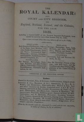 The Royal Kalendar: And Court and City Register, For England, Scotland, Ireland and The Colonies  - Image 3