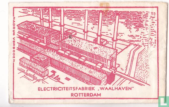 Electriciteitsfabriek "Waalhaven" - Afbeelding 1