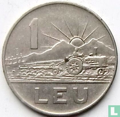 Roemenië 1 leu 1963 - Afbeelding 2