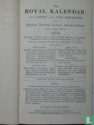 The Royal Kalendar: And Court and City Register, For England, Scotland, Ireland and The Colonies   - Image 3