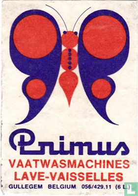 Primus vaatwasmachines