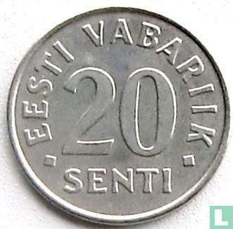 Estonie 20 senti 2004 - Image 2