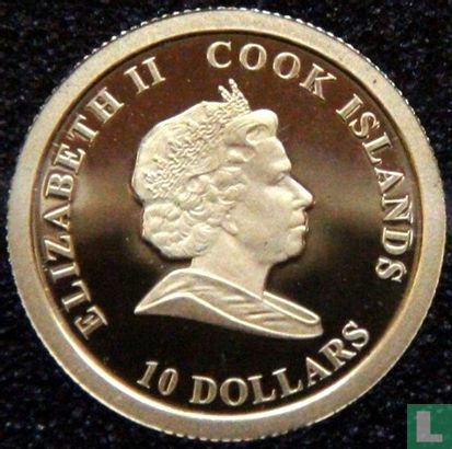 Cookeilanden 10 dollars 2007 (PROOF) "10th anniversary of the death of Lady Diana" - Afbeelding 2