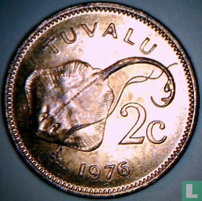 Tuvalu 2 cents 1976 - Image 1