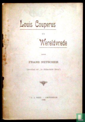 Louis Couperus en Wereldvrede - Image 1