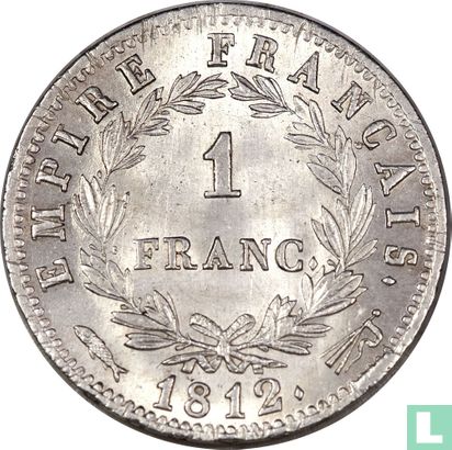 Frankreich 1 Franc 1812 (Utrecht) - Bild 1