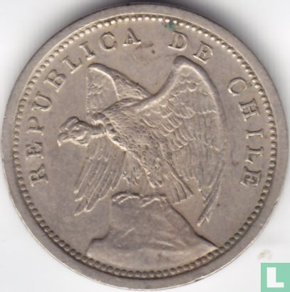 Chili 10 centavos 1940 - Image 2