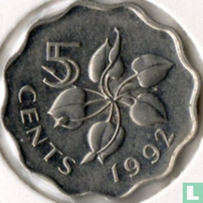 Swaziland 5 cents 1992 - Afbeelding 1
