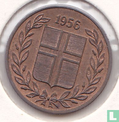 Islande 1 eyrir 1956 - Image 1