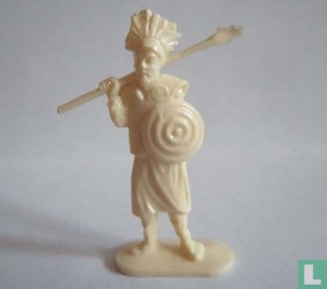 Indian with spear