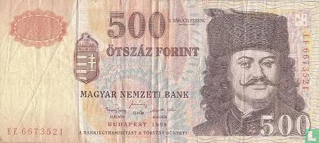 Hongarije 500 Forint 1998 - Afbeelding 1