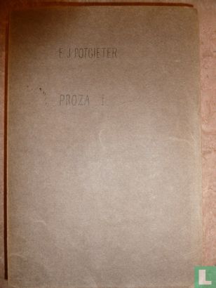 De werken van E.J. Potgieter. Proza, Poëzy, Kritiek 1 - Image 1