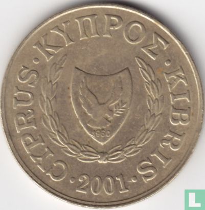 Cyprus 20 cents 2001 - Afbeelding 1