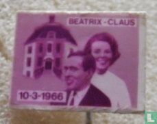 Beatrix - Claus 10-3-1966 (Rechteck)