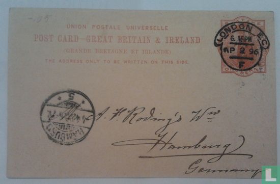 Koningin Victoria briefkaart