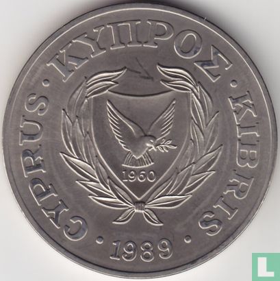 Cyprus 1 pound 1989 "Games of small States of Europe in Cyprus" - Afbeelding 1