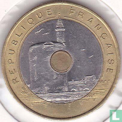 Frankrijk 20 francs 1993 "Mediterranean games" - Afbeelding 2