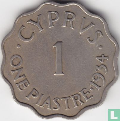 Cyprus 1 piastre 1934 - Image 1