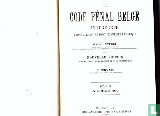 Code pénal belge interpréte - Afbeelding 3