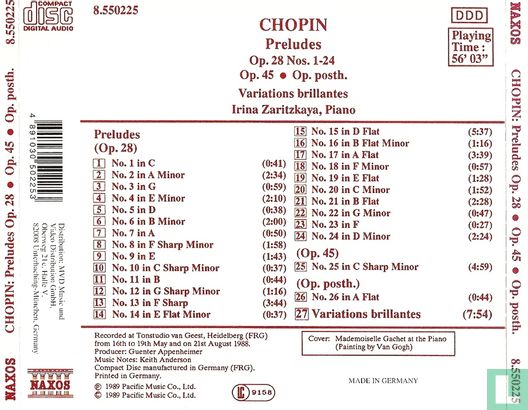 Chopin: Preludes Op. 28 - Op. 45 - Op. post. - Bild 2