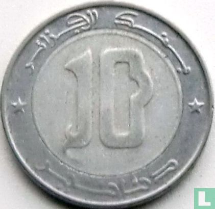 Algeria 10 dinars  AH1425 (2004) - Image 2