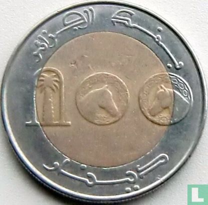 Algeria 100 dinars  AH1414 (1993) - Image 2