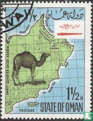 Landkaart Oman