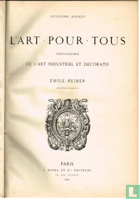 L'Art Pour Tous Encyclopedie de L'Art Industriel et Decoratif - Afbeelding 2