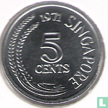 Singapore 5 cents 1971 "FAO" - Afbeelding 1