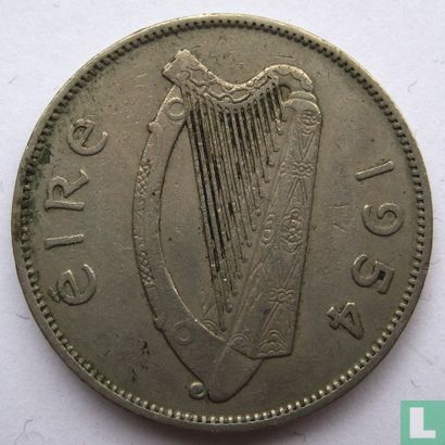 Irlande 1 florin 1954 - Image 1