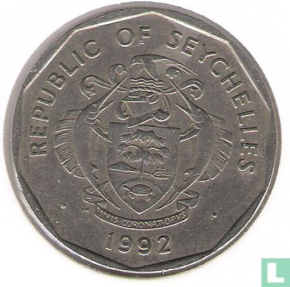 Seychellen 5 rupees 1992 - Afbeelding 1