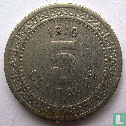 Mexico 5 centavos 1910 - Image 1