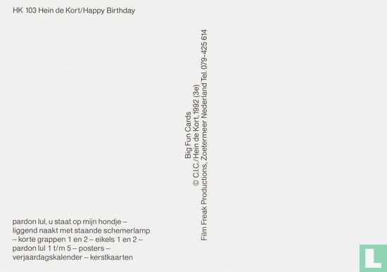 HK103 - Happy Birthday! (1992 3e) - Image 2