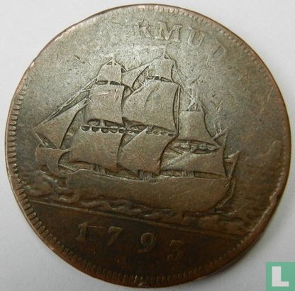 Bermuda 1 penny 1793 - Afbeelding 1