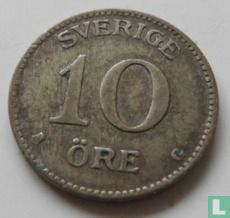 Schweden 10 Öre 1929 - Bild 2