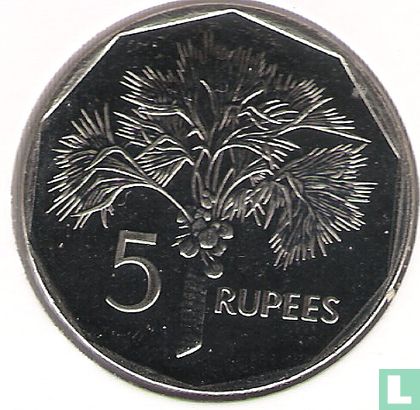 Seychellen 5 rupees 2007 - Afbeelding 2